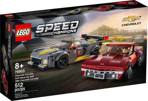 LEGO 76903 Chevrolet Corvette C8.R Race Car and 1969 Chevrolet Corvette