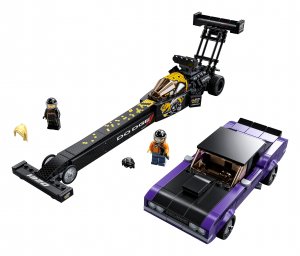 LEGO 76904 Mopar Dodge//SRT Top Fuel Dragster and 1970 Dodge Challenger T/A