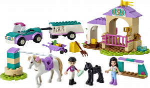 LEGO® 41441 Trainingskoppel und Pferdeanhänger
